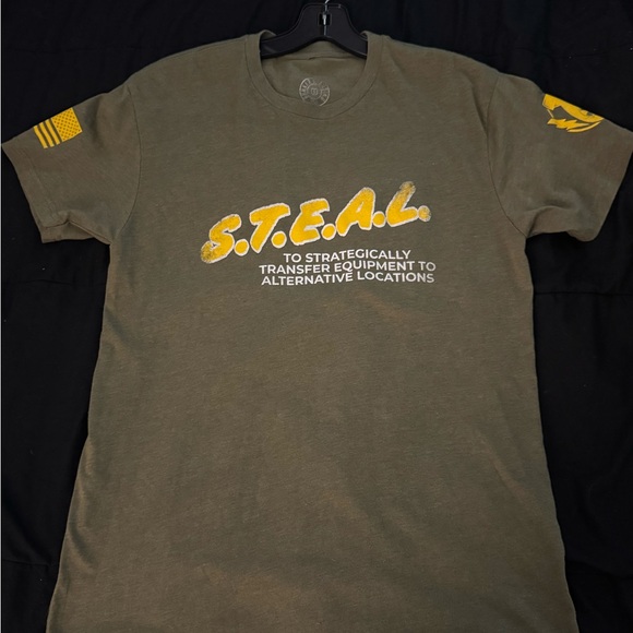 Olive Graphic T-Shirt - Picture 1 of 4